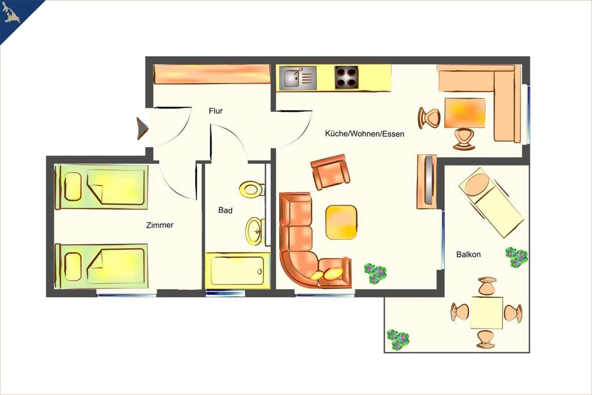 Apartment Ferienidyll 11 Heringsdorf  Ngoại thất bức ảnh